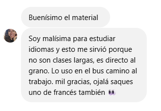 Testimonio de estudiante de Portugués Ilustrado